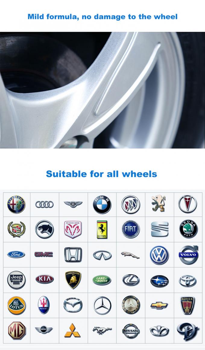 Reiniger-polnischer Spray TUV Certifacated des Waschanlage-Rad-500ml 2