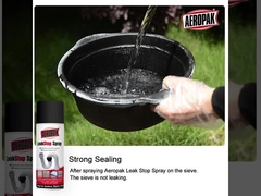 Schwarz undichte Flüssigkeitsdichtungsmittel Aerosol Spray Farbe Dichtungsmittelbeschichtung 400 ml gefüllt