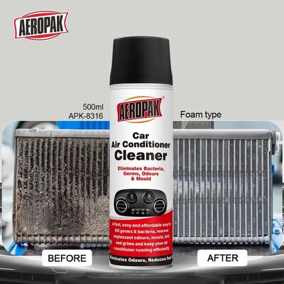 Aeropak 500ml Aerosol High-Efficiency Stain and Odor Removal Air Conditioner Foam Cleaner Spray Suitable for All AC Types