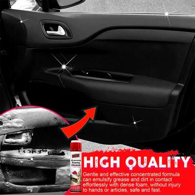 Aeropak 650ml Car Cleaning Products Multi-Purpose Foam Cleaner for Leather Carpet Furniture