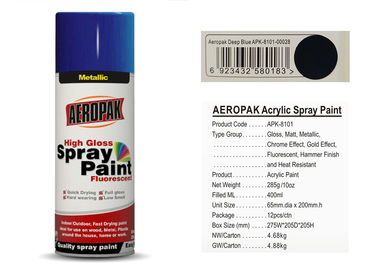 Qualität AEROPAK-Marken-Aerosol kann Sprühfarbe mit tiefer blauer Farbe MSDS für Auto Fabrik