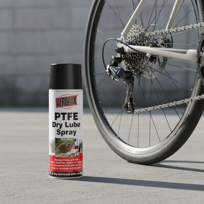 AEROPAK Durchdringendes PTFE Trockenes Schmiermittel Spray Schmiermittel 200 ml Aerosol Spezialformel Reduzieren Korrosion Reibung Verschleiß Wasserdicht Hoch