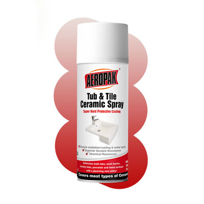 Aeropak 400 ml wasserdichtes weißes Bad und Fliesen Veredelung Keramikfarbe Spray
