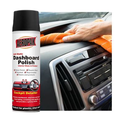 Aeropak 500ml Autopflegeprodukte Cockpit Dashboard Wachs Polish Reinigungsmittel Spray für Leder